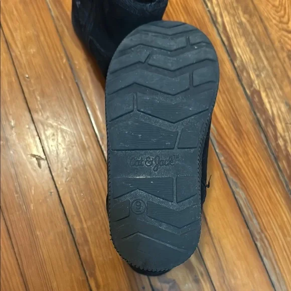 Kids Black Winter Boots - Picture 3 of 3